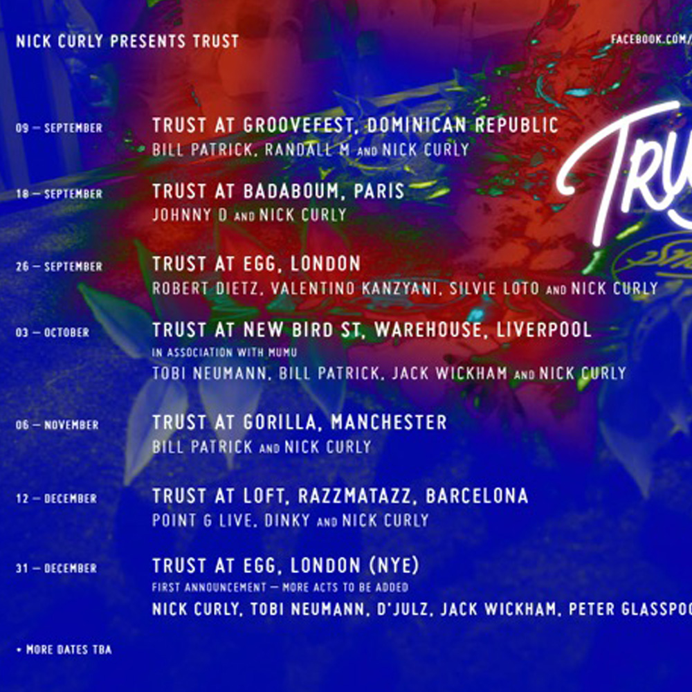 Nick Curly Presents Trust cover