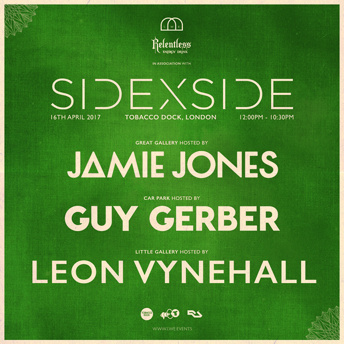 SIDEXSIDE announce Room Hosts as Leon Vynehall and Guy Gerber join Jamie Jones cover