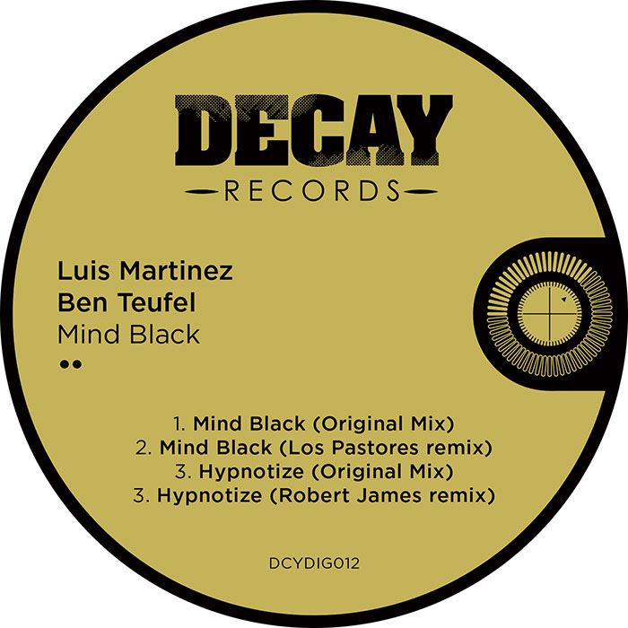 Luis Martinez, Ben Teufel - Mind Black EP cover