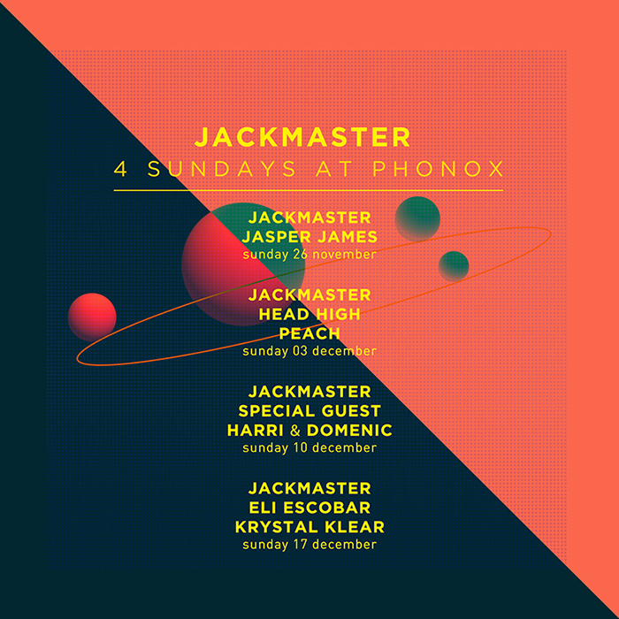 Jackmaster: 4 Sundays at Phonox cover