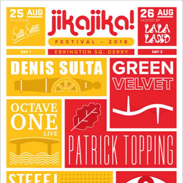 Denis Sulta & Green Velvet curate stages for new festival Jika Jika! in former army barracks in Derry, Ireland cover