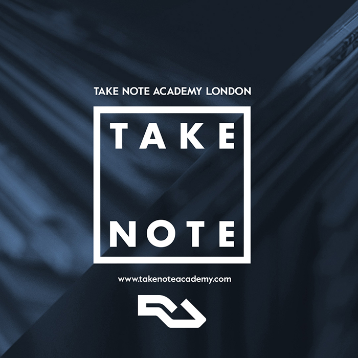 Take Note Academy London w/ Resident Advisor  Saturday 15th September cover