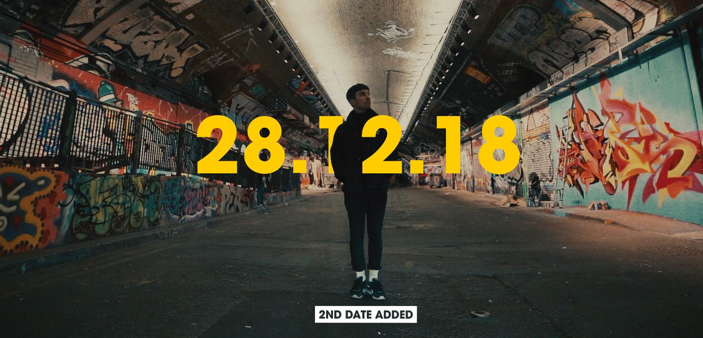 Michael Bibi announces second all-night-long show at London’s Leake Street following initial date sell out.