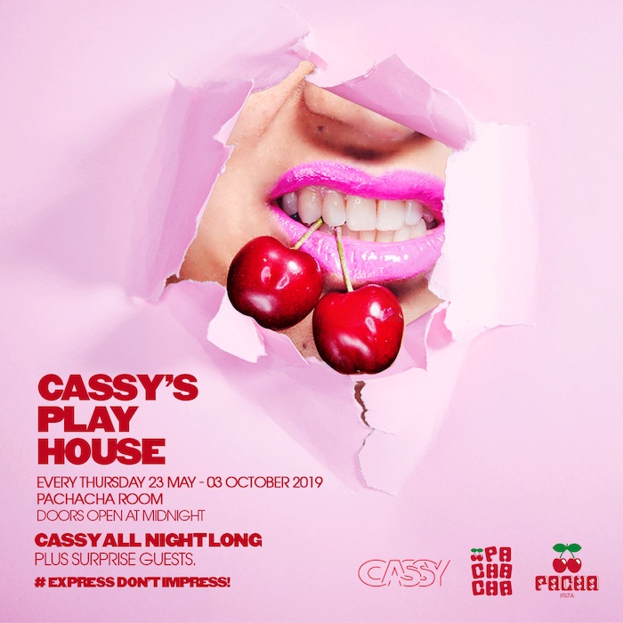 Cassy announces Play House at Pacha cover