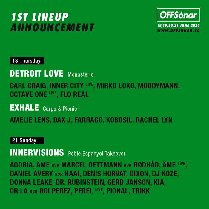 OFFSónar Reveal First Lineups: Moodymann, Daniel Avery, HAAi, Kobosil + more cover