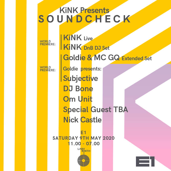 KiNK Presents Soundcheck, E1 London cover