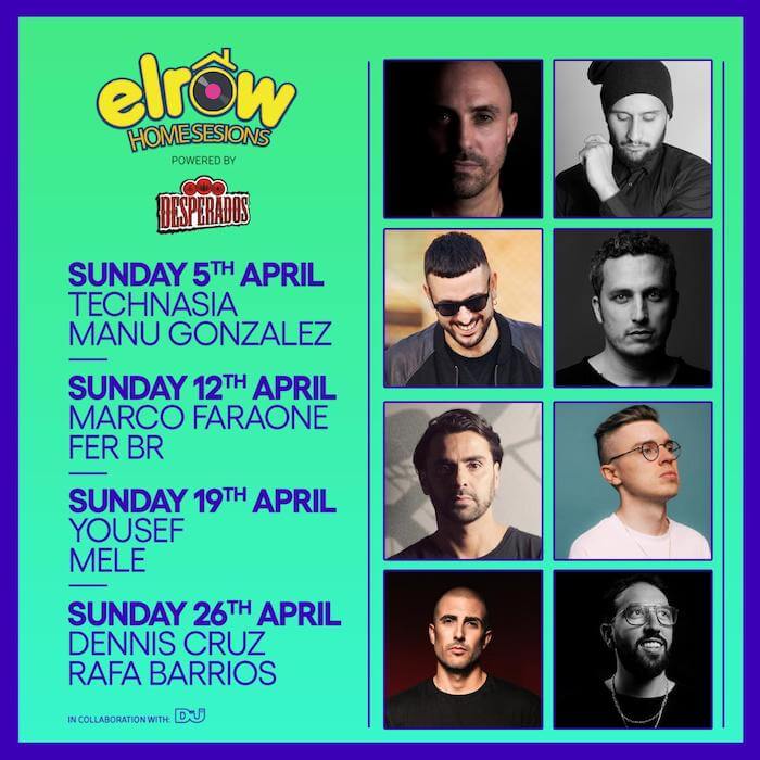 elrow and Desperados unveil Home Sessions to encourage virtual social partying cover