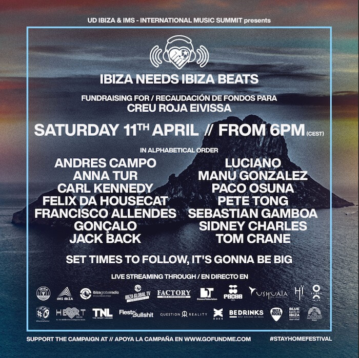 Ibiza Clubs and Brands unite for Live Stream This Weekend to support the Red Cross in Ibiza cover