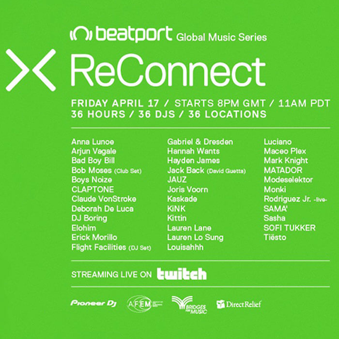 ReConnect Part 2, A Global Music Event For COVID-19 Relief cover