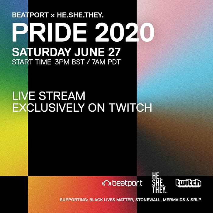 Beatport X HE.SHE.THEY: Pride2020 cover
