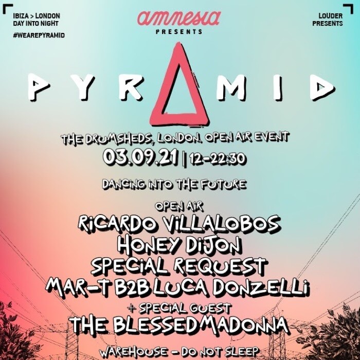 Amnesia presents Pyramid & Do Not Sleep at The Drumsheds, London cover