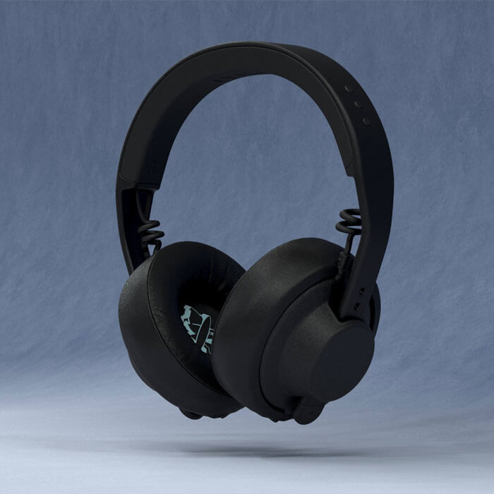 AIAIAI & Ninja tune unveil limited edition headphones made from recycled ninja tune vinyl cover