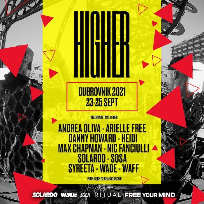 Solardo present HIGHER Dubrovnik: Three day-and-night weekender in Croatia cover