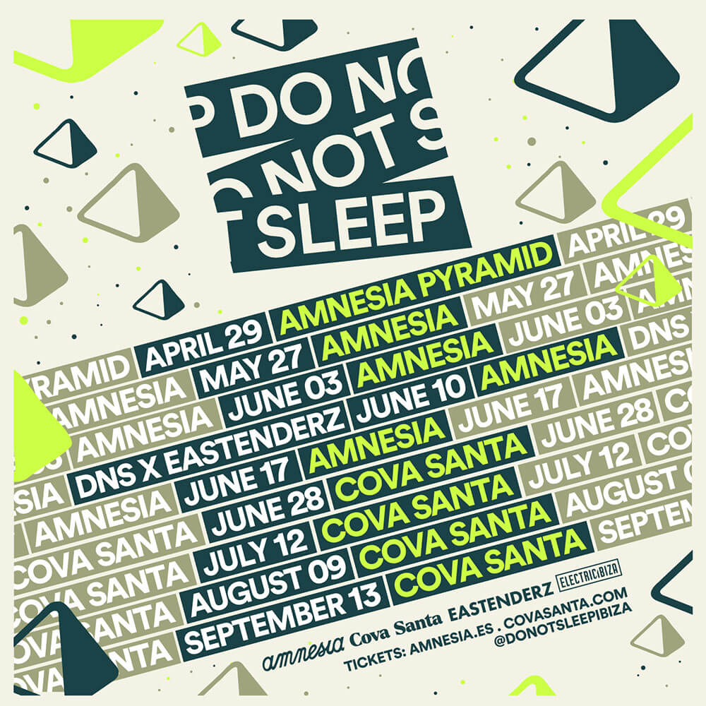 DO NOT SLEEP Announce Ibiza Residency at Amnesia & Cova Santa cover