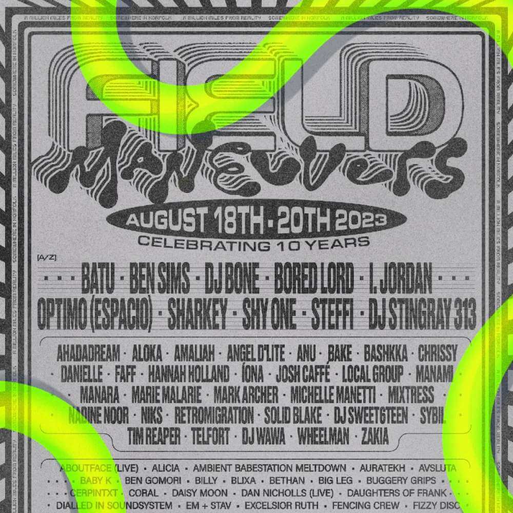 Field Maneuvers Reveal Artist Names for 2023 cover
