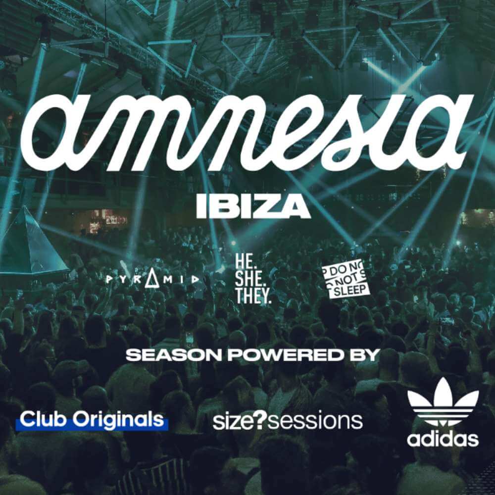 Amnesia x Size? x Adidas Originals: Uniting Music and Fashion for an Unforgettable Season in Ibiza cover