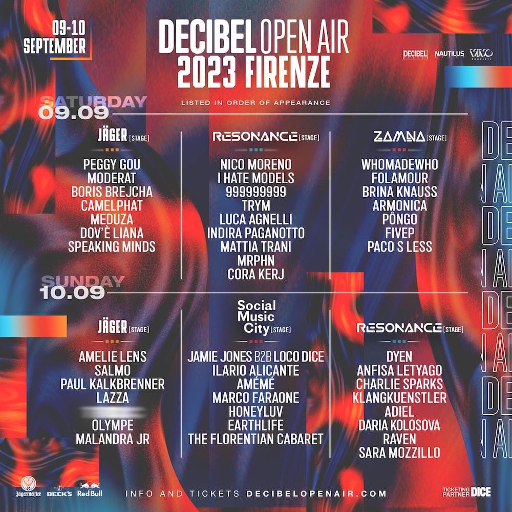 Decibel Open Air Returns to Florence with an Unmissable Lineup cover