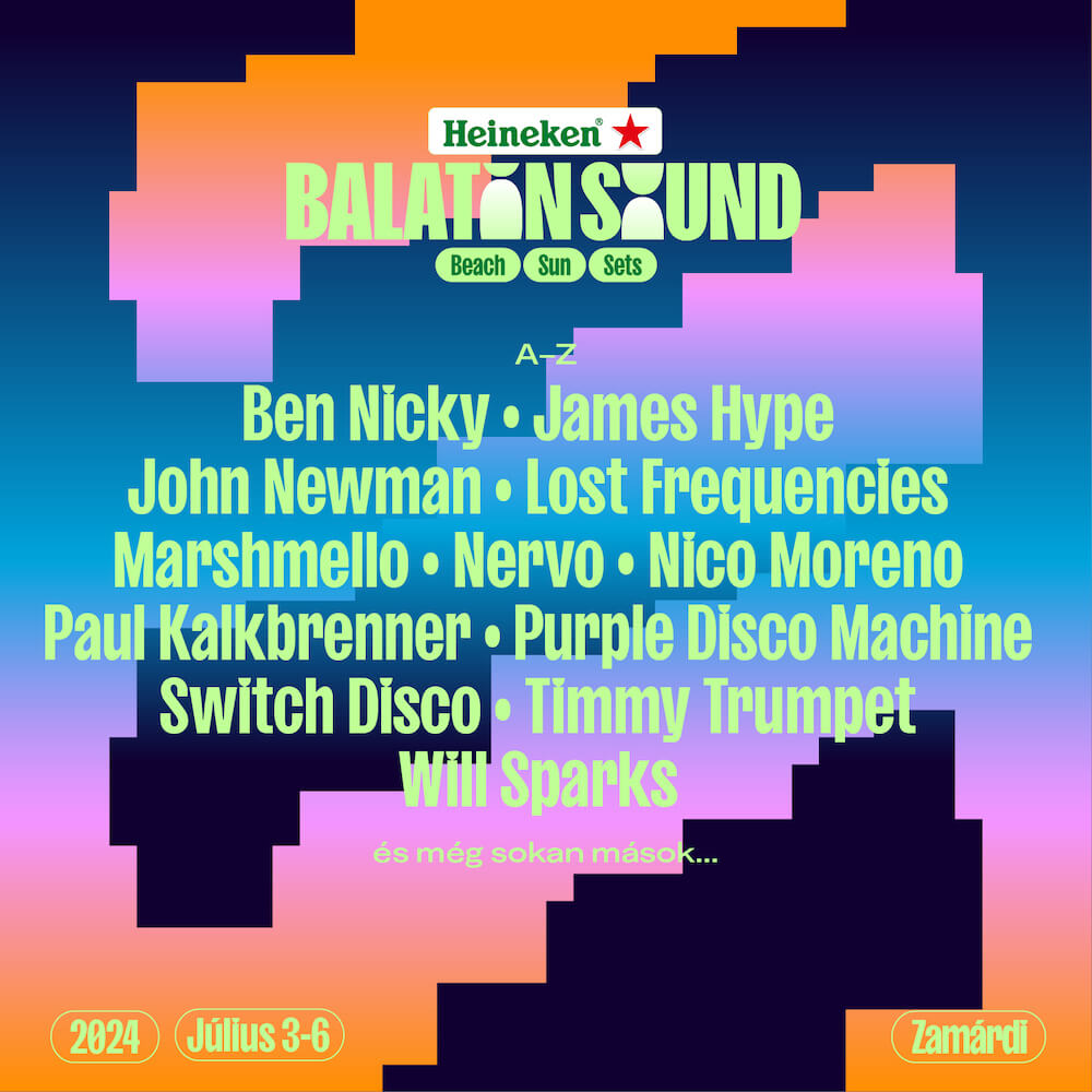 Heineken Balaton Sound Unveils 1st Phase Line-Up: Nico Moreno, Purple Disco Machine, Paul Kalkbrenner, James Hype & More cover
