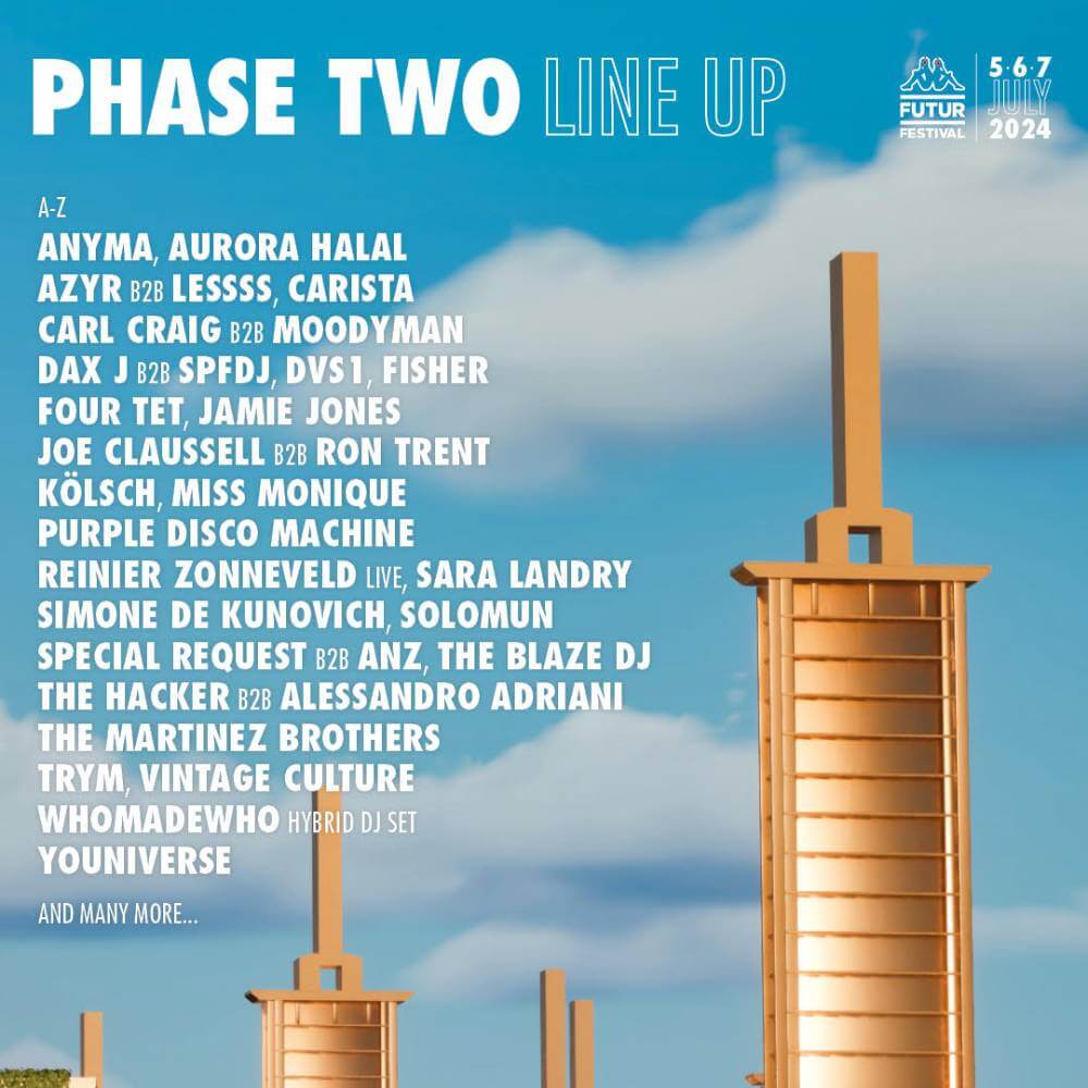 KAPPA FUTURFESTIVAL 2024 Reveals Second Lineup cover